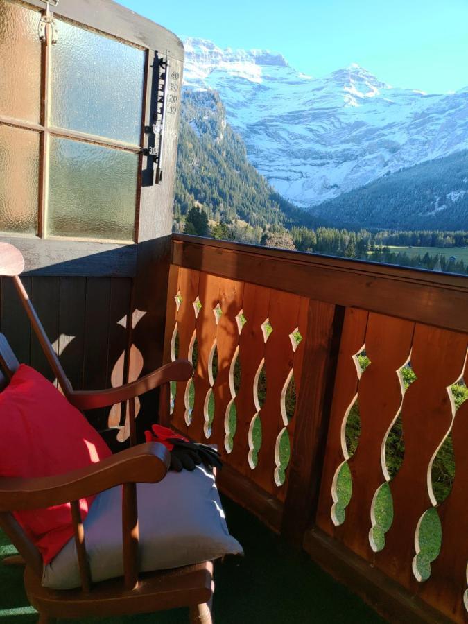 Studio Avec Vue Splendide Sur Les Diablerets Exteriér fotografie