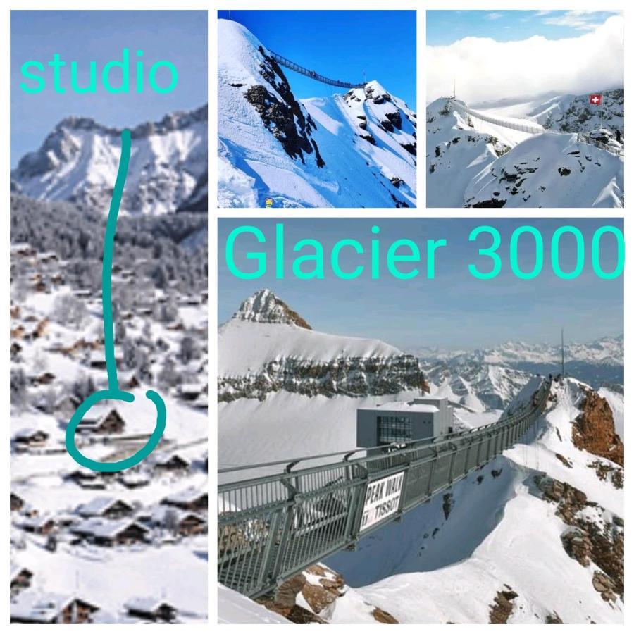 Studio Avec Vue Splendide Sur Les Diablerets Exteriér fotografie