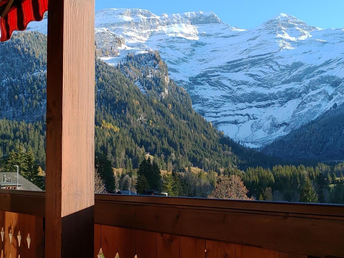 Studio Avec Vue Splendide Sur Les Diablerets Exteriér fotografie