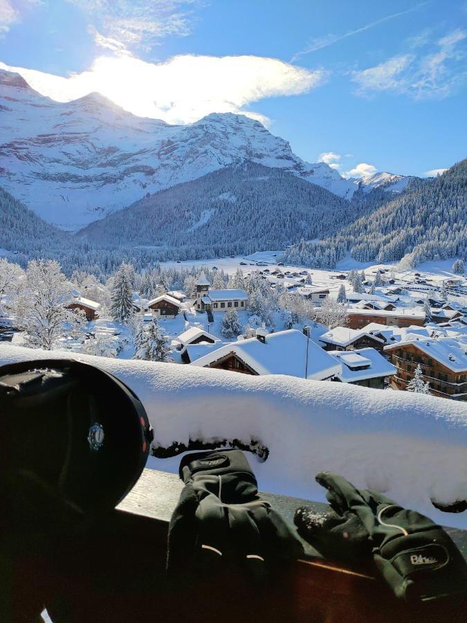 Studio Avec Vue Splendide Sur Les Diablerets Exteriér fotografie