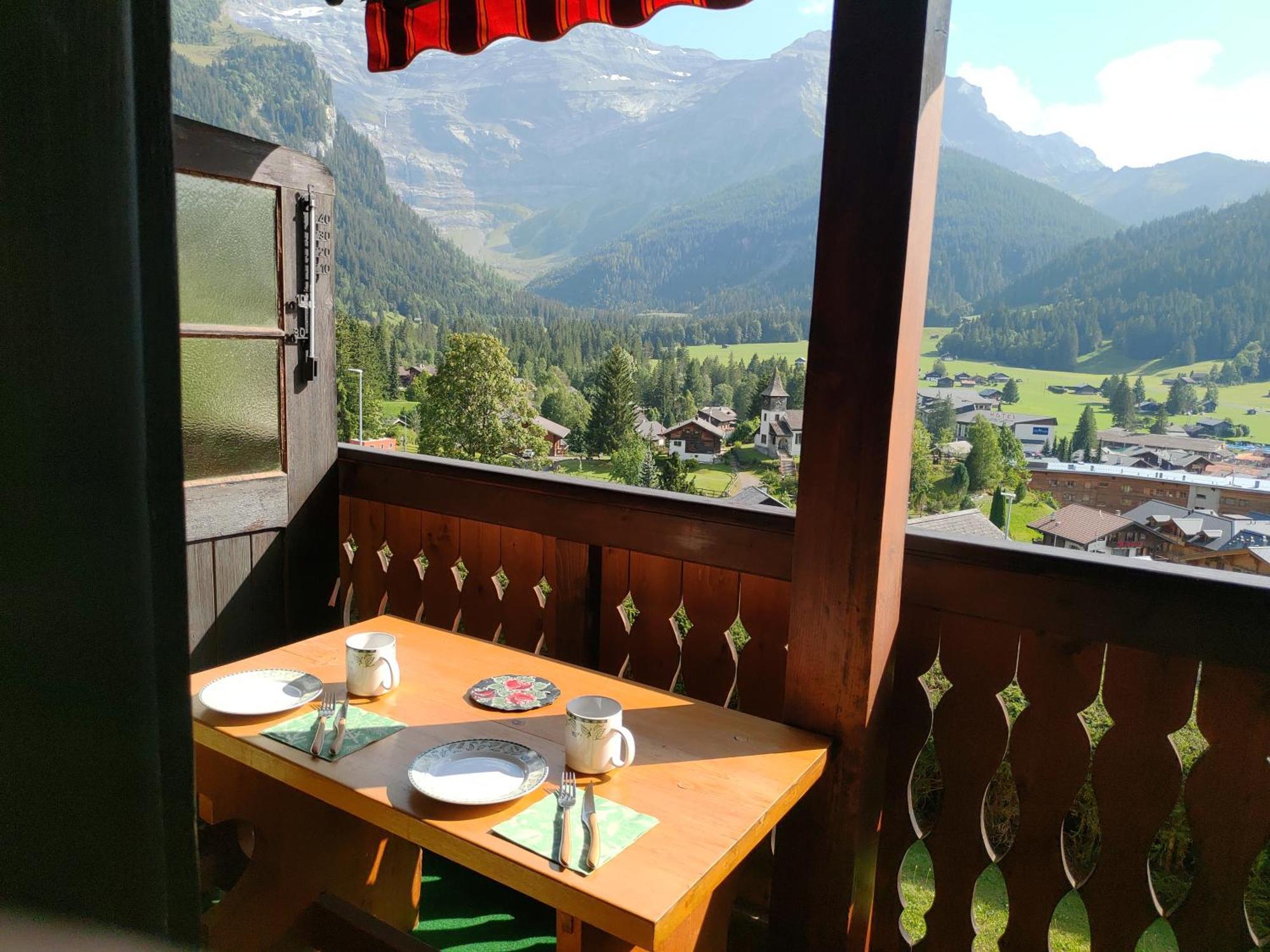 Studio Avec Vue Splendide Sur Les Diablerets Exteriér fotografie